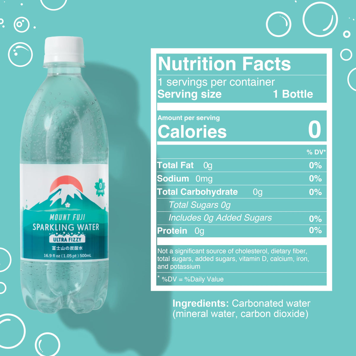 Sparkling Water Bottles 16.9 fl oz 24-Pack C19113