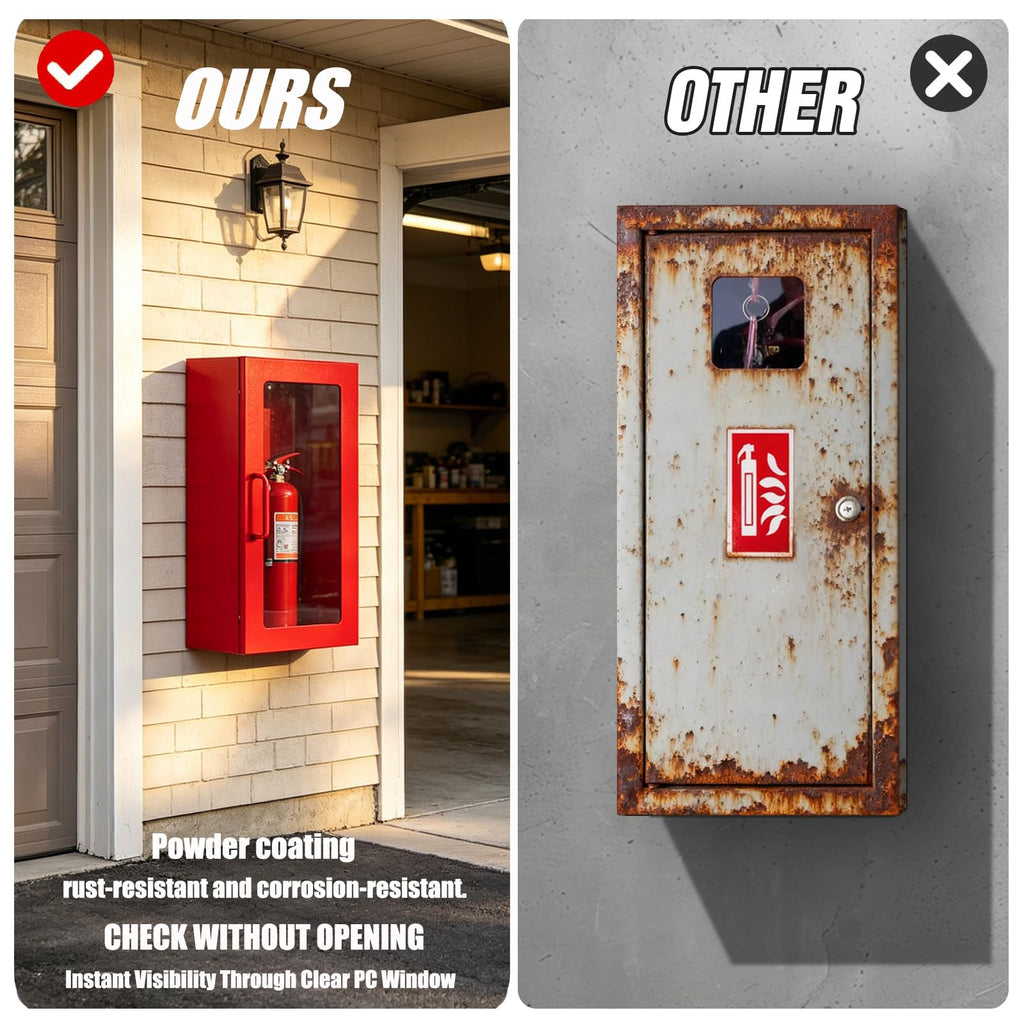 5lb Steel Fire Extinguisher Cabinet M147