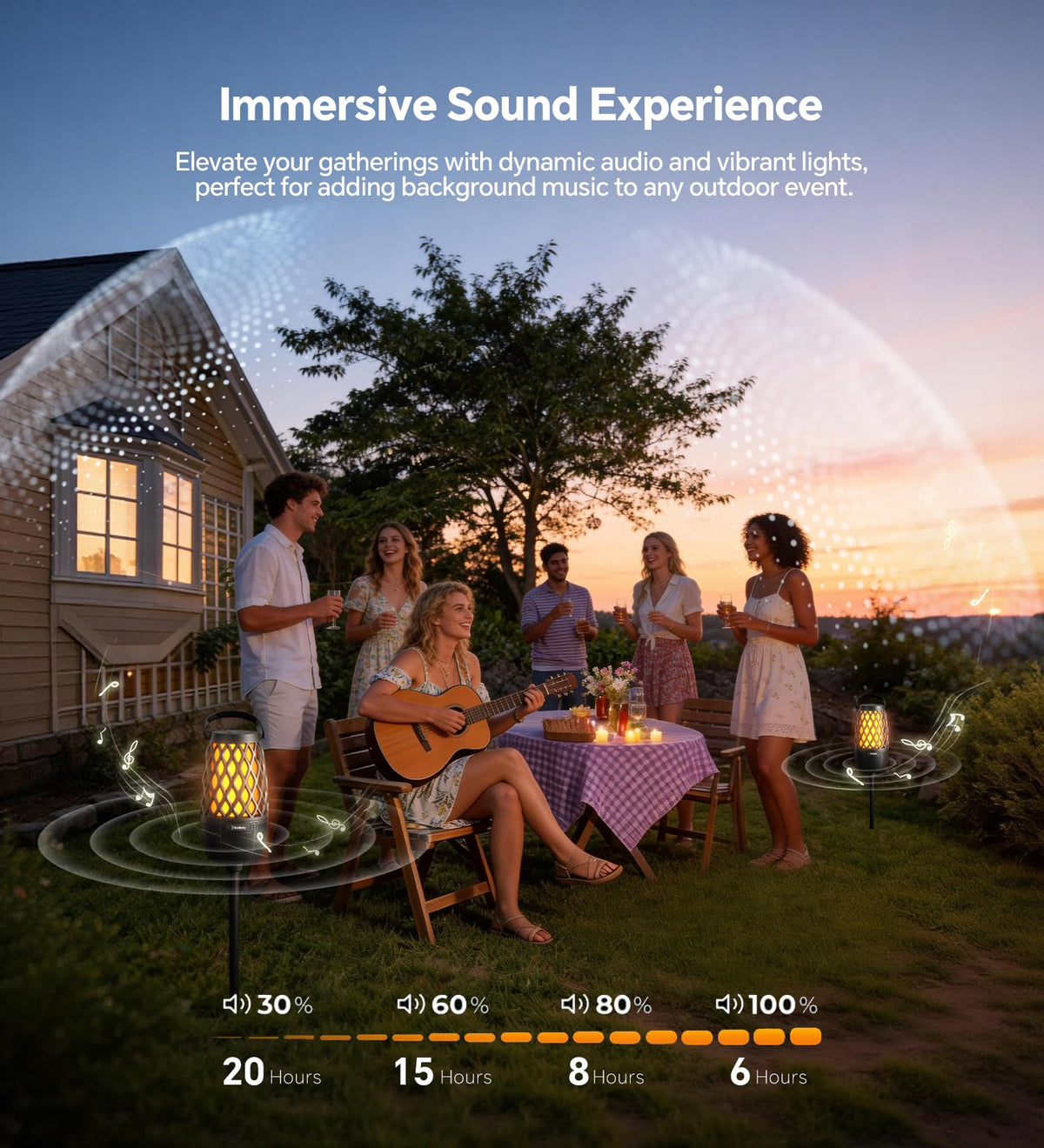 IPX5 Waterproof Outdoor Speakers 2 Pack F7244