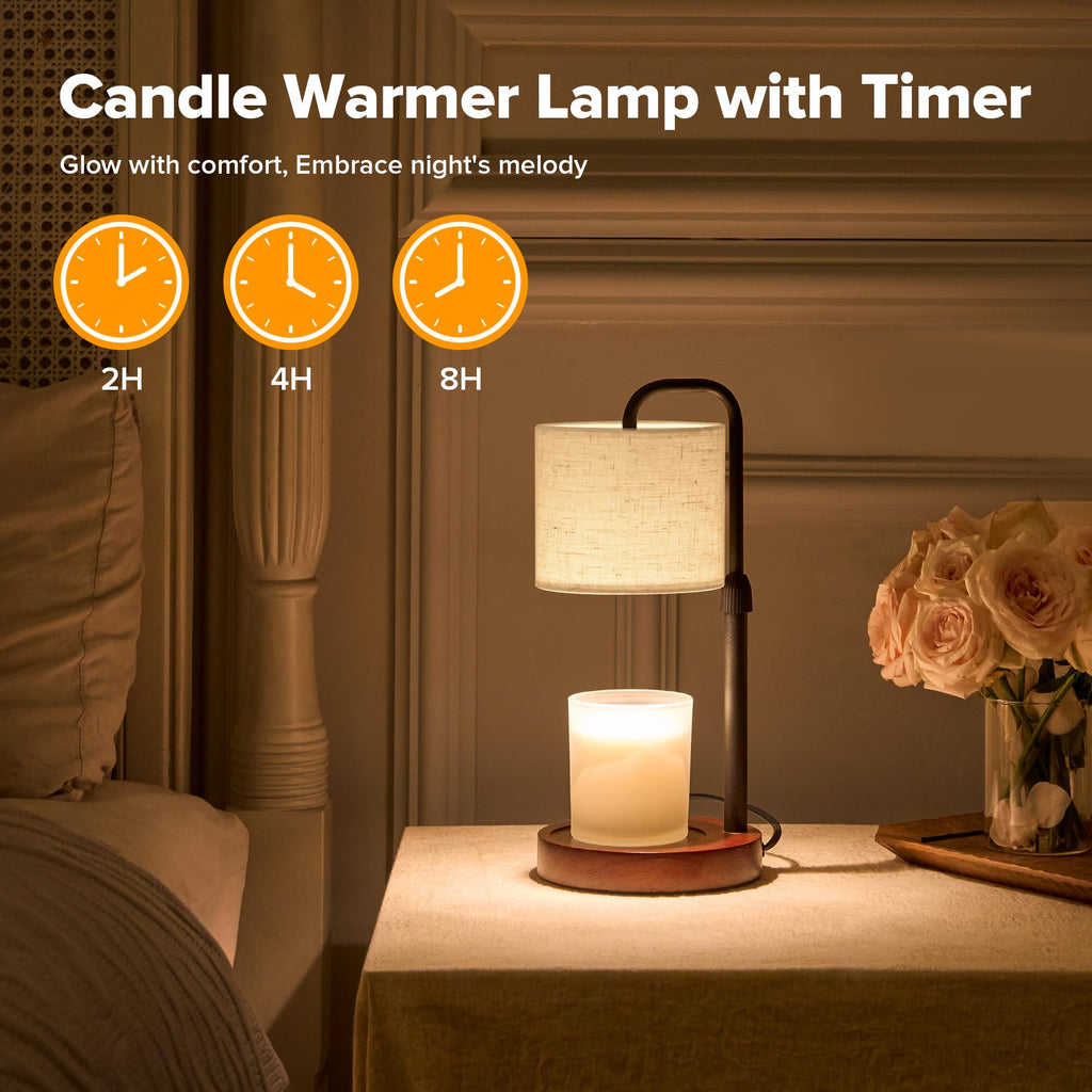 Dimmable Candle Warmer Lamp with Timer Z854694