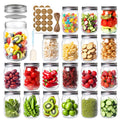12 oz Mason Jars with Lids and Bands, 20 Pack T3152