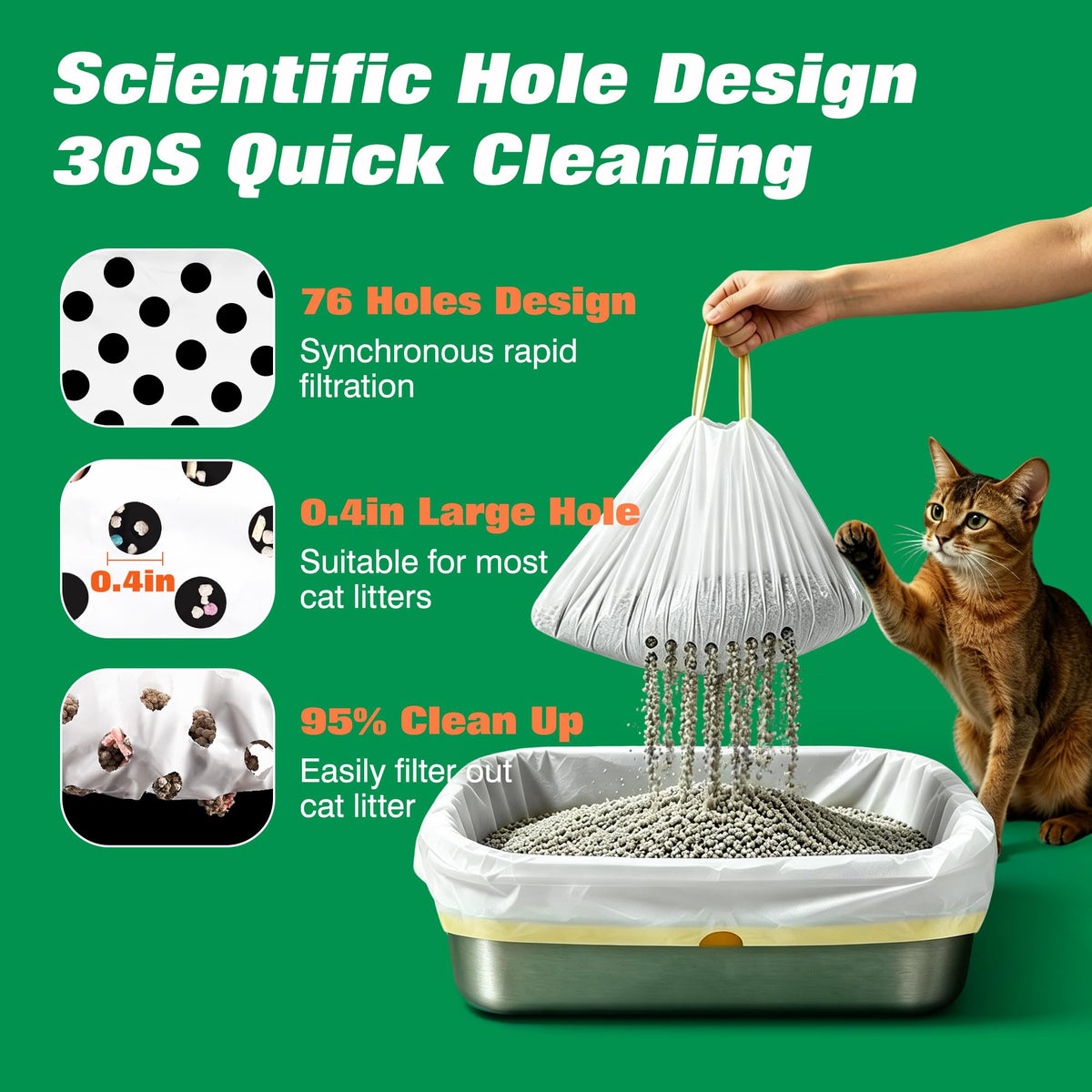Sifting Litter Box Liners 14 Count P732