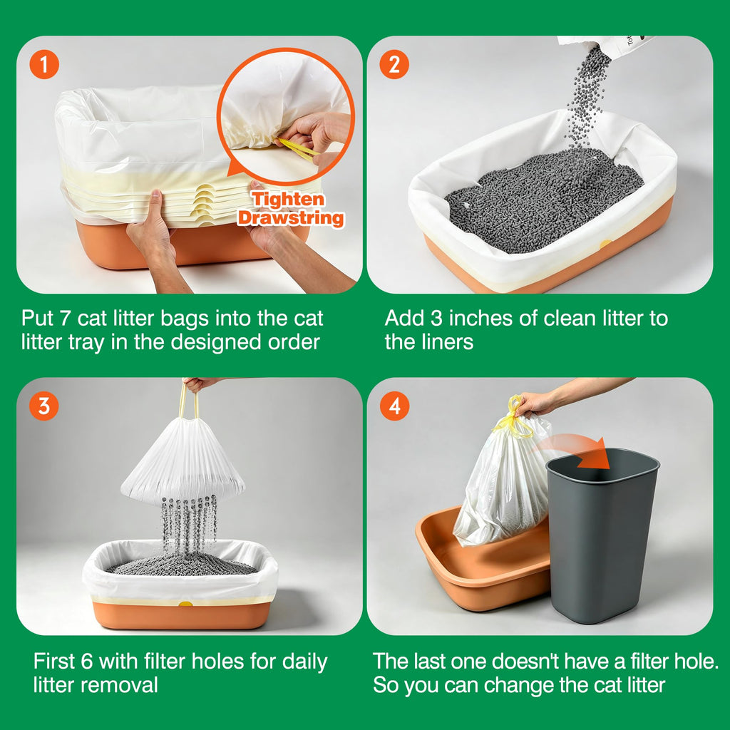 Sifting Litter Box Liners 14 Count P732