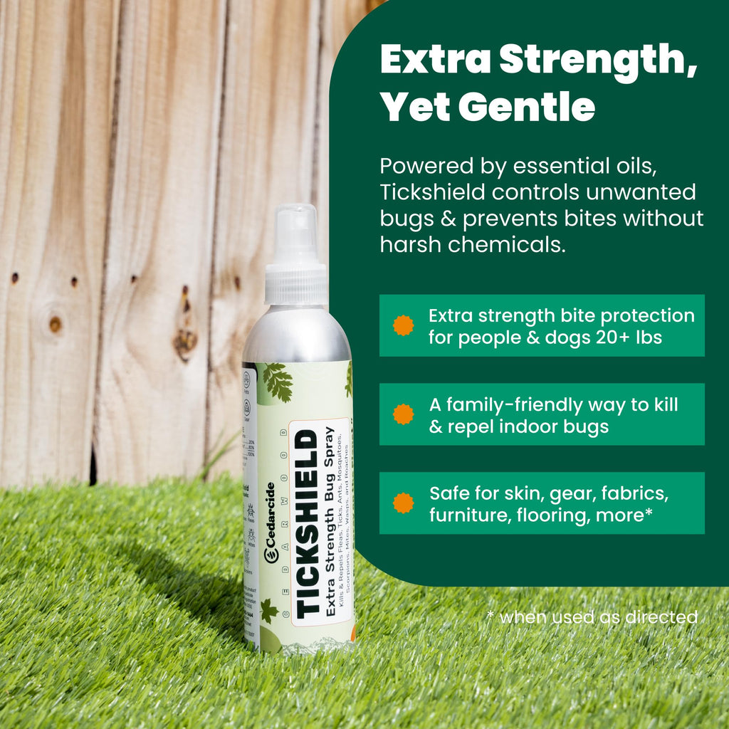 Cedar Oil Spray for Ticks, Fleas, Chiggers & Mosquitoes S577262
