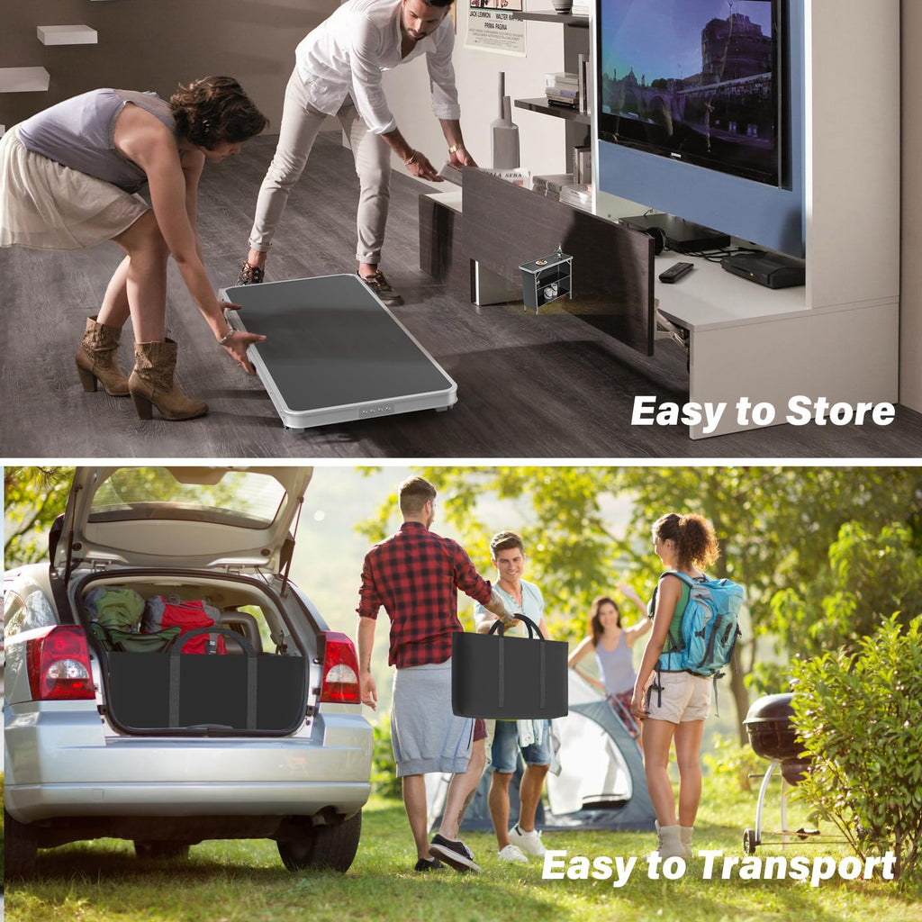 Aluminum 2-Tier Folding Camping Table with Carrying Bag N69260