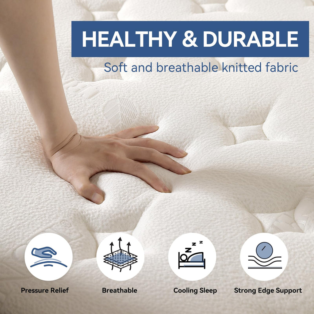 10 Inch Full Size Hybrid Pocket Spring Mattress H72745