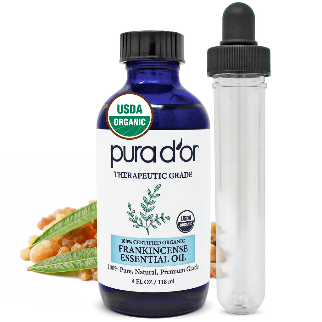 Organic Frankincense & Lavender Essential Oils 4oz S634