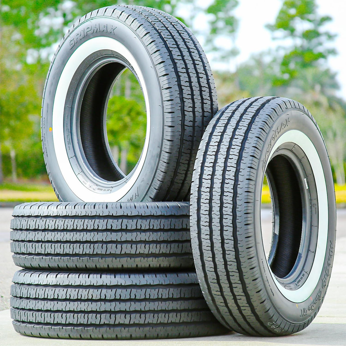 All-Season Touring Radial Tire 205/75R15 97H White Side Wall Z400