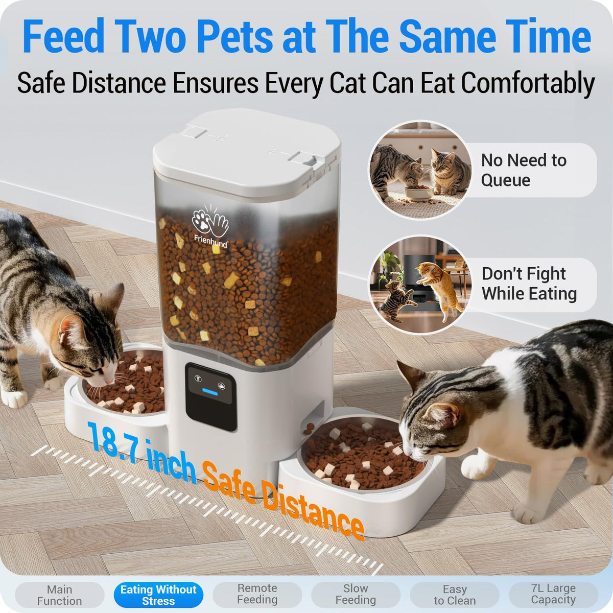 Automatic Cat Feeder 5G WiFi 29 Cup U151