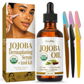 Organic Jojoba Oil 6PC Dermaplane Razors 1 Fl Oz L67569