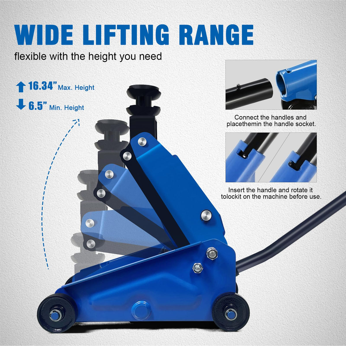 2.5 Ton Hydraulic Floor Jack H309