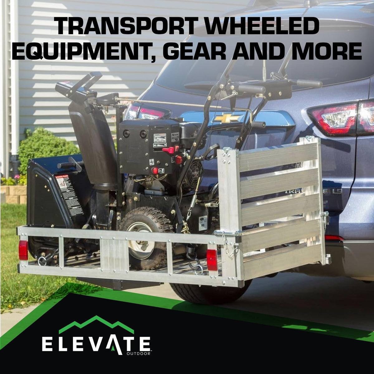 Deluxe Cargo Carrier with Folding Loading Ramp R4176