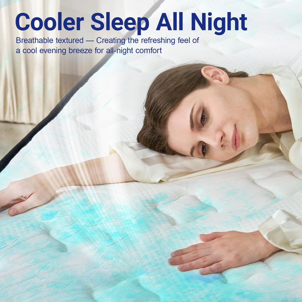 Full 12 Inch Hybrid Mattress with Memory Foam E2393