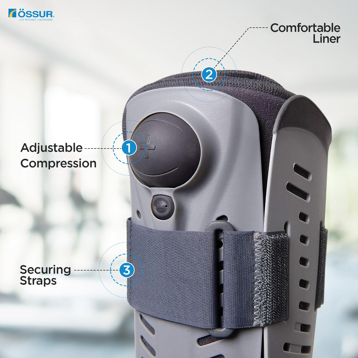 Adjustable Air Walker Boot with Air Pump A4202