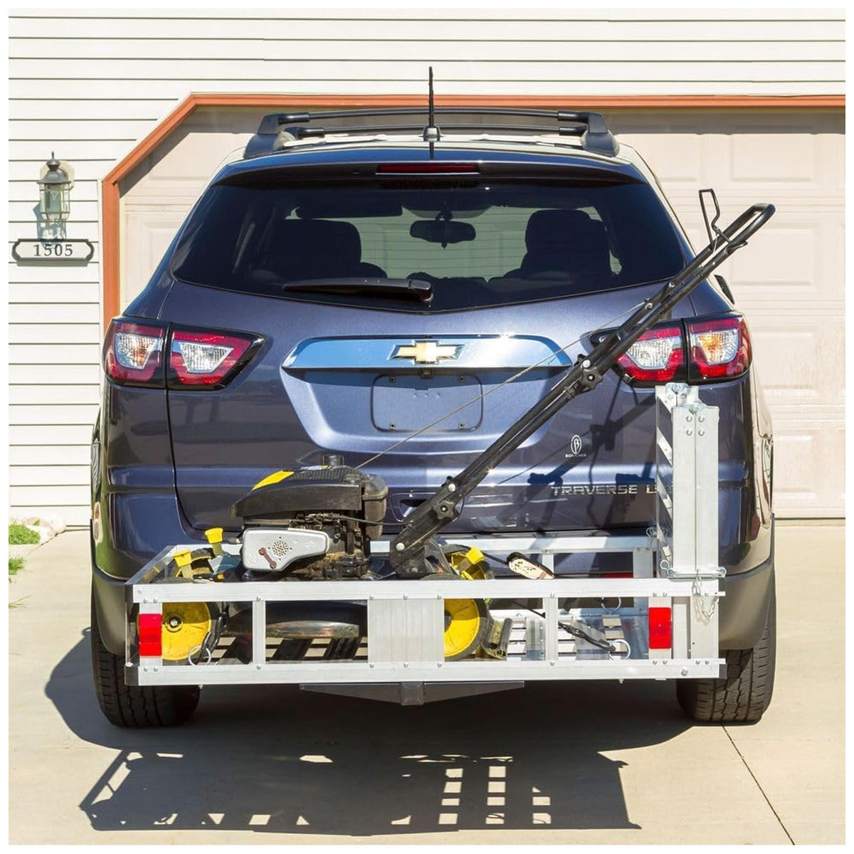 Deluxe Cargo Carrier with Folding Loading Ramp R4176