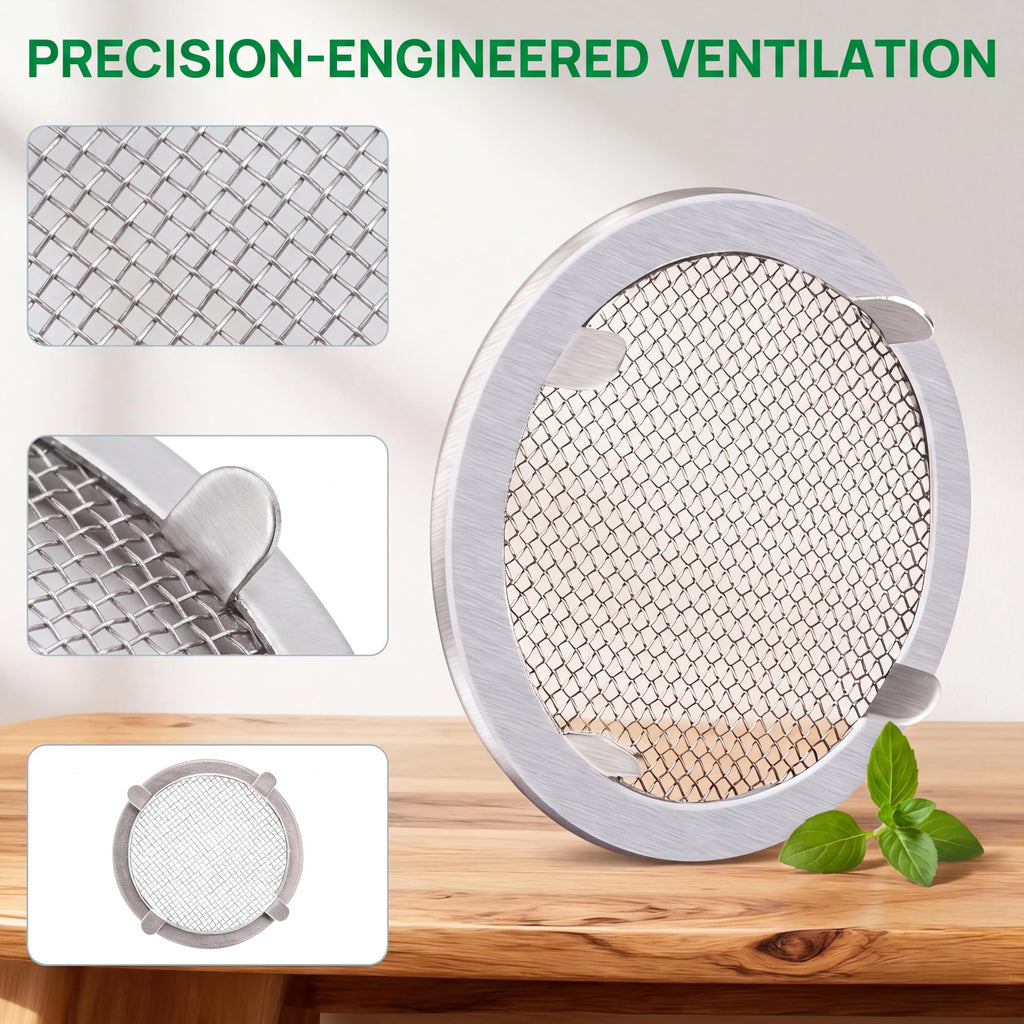 1" Round Open Screen Vent 6 Pack F536638