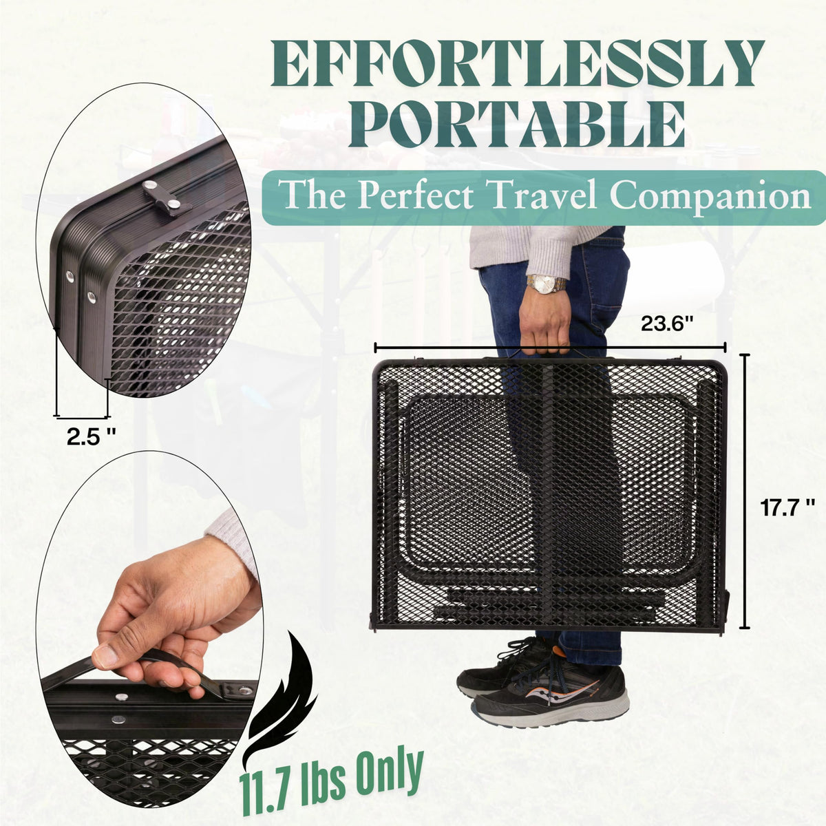 3x2 FT Folding Table with Carry Bag S11022