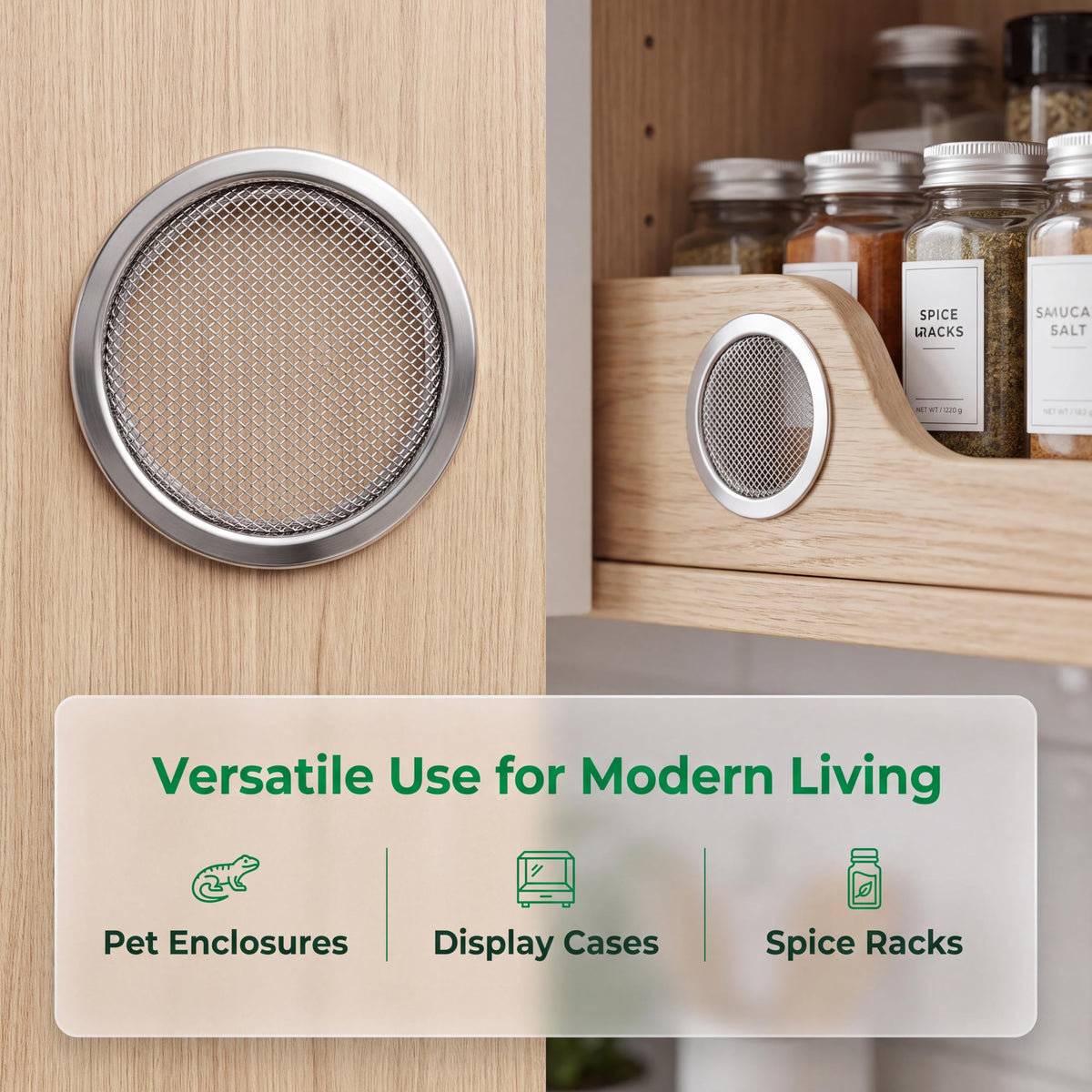 1" Round Open Screen Vent 6 Pack F536638